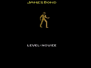 007 James Bond title screen for Atari 2600